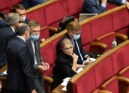 Serhiy Sobolev, Yulia Tymoshenko and Hryhoriy Nemyria