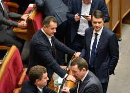 Taras Batenko and Dmytro Razumkov