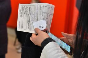 Center for mass vaccination in Zaporozhye