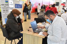 Center for mass vaccination in Zaporozhye