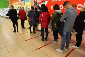 Center for mass vaccination in Zaporozhye