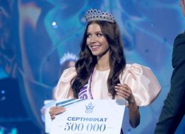 Winner of the title "Miss Ukraine" Alexandra Yaremchuk