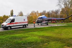 Medical helicopter Mi-2MSB