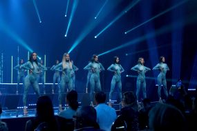 Participants of the final of the beauty contest "Miss Ukraine-2021"