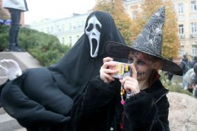 Zombie parade in Kyiv