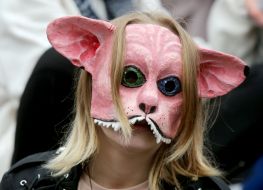 Zombie parade in Kyiv