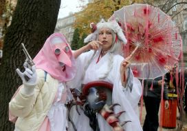 Zombie parade in Kyiv
