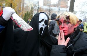 Zombie parade in Kyiv
