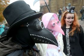 Zombie parade in Kyiv