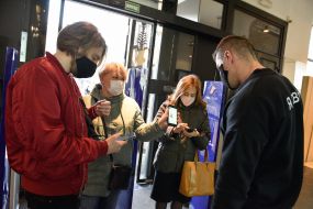 Checking COVID-certificates in the store "All. Own" in Kyiv