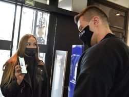 Checking COVID-certificates in the store "All. Own" in Kyiv