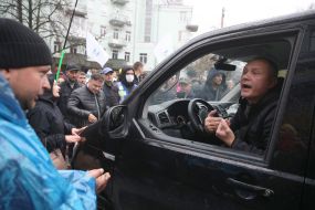 Protest action against coronavirus vaccination