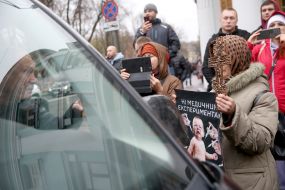 Protest action against coronavirus vaccination