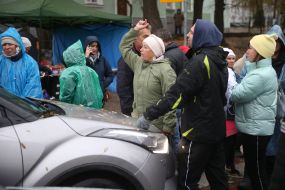 Protest action against coronavirus vaccination