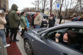 Protest action against coronavirus vaccination