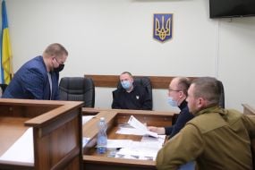 Заседание суда по делу руководителя муниципальной стражи Голосеевского района Сергея Бондаря