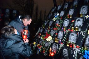 Honoring the memory of the Heroes of the Heavenly Hundred