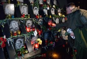 Honoring the memory of the Heroes of the Heavenly Hundred