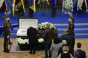 Farewell ceremony with Alexander Omelchenko