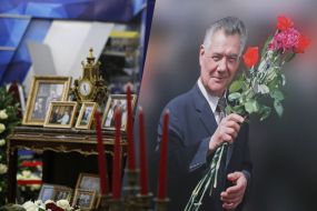 Farewell ceremony with Alexander Omelchenko