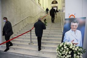 Farewell ceremony with Alexander Omelchenko