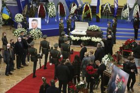 Farewell ceremony with Alexander Omelchenko