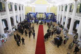 Farewell ceremony with Alexander Omelchenko