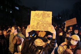 Action "We blame the police"