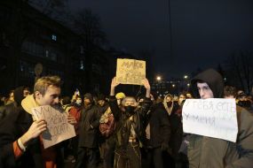 Action "We blame the police"