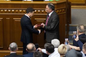 Владимир Зеленский и Михаил Бондарь