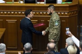 Vladimir Zelensky and Dmitry Kotsyubaylo