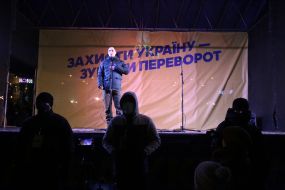 Action "Defend Ukraine - stop the coup"