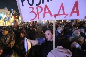 Action "Defend Ukraine - stop the coup"