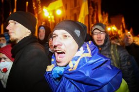 Action "Defend Ukraine - stop the coup"