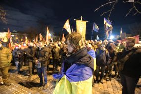 Action "Defend Ukraine - stop the coup"