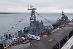 Exhibition of military equipment in Odessa