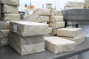 Boxes in the building of the Main Post Office