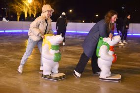 Skating rink in Zaporozhye