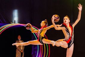 Participants of the team championship of Ukraine in rhythmic gymnastics