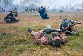 Territorial Defense Soldiers in Tactical Medicine Class