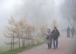 Fog in Kyiv