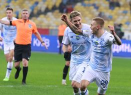 The players of FC Dynamo (Kyiv)
