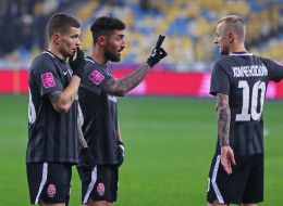 Players of FC Zorya (Luhansk)