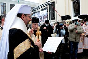His Beatitude Sviatoslav celebrates the Divine Liturgy