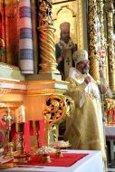 His Beatitude Sviatoslav celebrates the Divine Liturgy