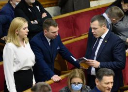 Kira Rudyk, Roman Kostenko and Yaroslav Zheleznyak
