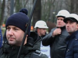 Miners' protest action