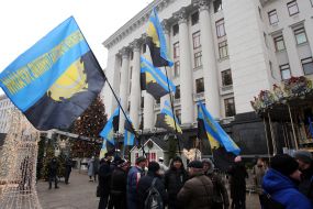 Miners' protest action