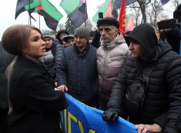 Miners' protest action