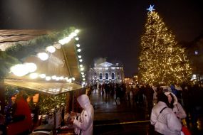 Christmas fair in Lviv